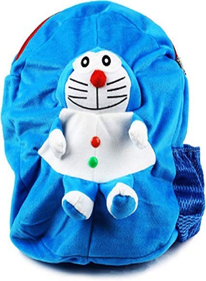 Naturex Kid's Toddler Plush Animal Doraemon Cartoon Blue Mini Travel/School Bag - Image 1